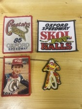 vintage Oxford cheetahs speedway the sew on patches x4