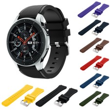 For Samsung Galaxy Watch 46mm Silicone Watch Replacement Wrist Strap