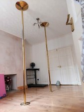 2 X Poles Xpert titanium gold plus thick blue crash mat