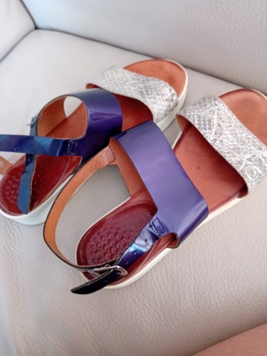 Scholl women leather sandals - women's,