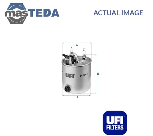 2402601 engine fuel filter ufi - filter,