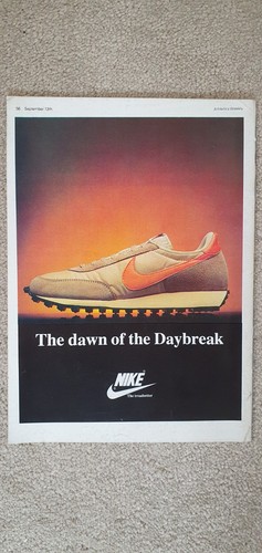 Rare nike advertisement - advertisement, 1980