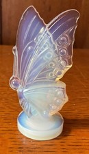 Sabino France Opalescent Art Glass Butterfly Figurine - 2.3/4” High