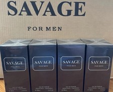 4 X Savage Men's Perfume 100ml Eau De Parfum Gift For Him Men Fragrance New
