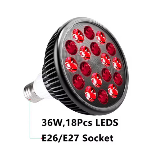 Red light therapy lamp - red,