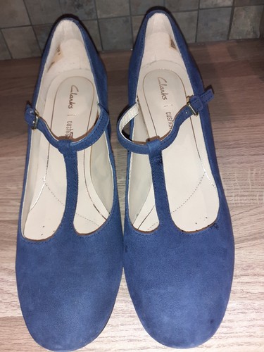 Clarks ladies seude shoes - ladies, size
