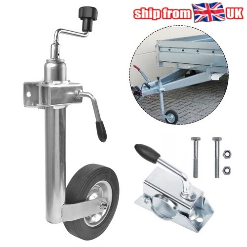 Jockey wheel clamp heavy - wheel, w/