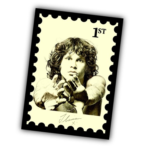 The doors jim morrison wall - the,