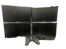 Quad 22”Monitors And Stand With VGA Cables & DVI Connectors, Excellent Condition