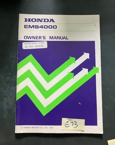 Oem honda ems4000 generator - ems4000,