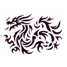 Chinese Dragon Stencil -