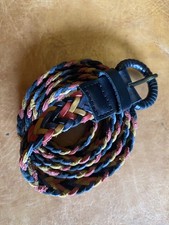 Womens Braided Leather Skinny