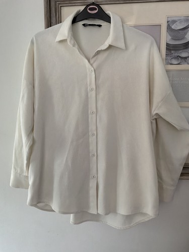 Zara women long sleeve beige - women's,