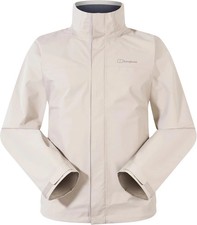 Berghaus Men's Rg Alpha 2.0 Waterproof Shell Jacket, MEDIUM TAUPE BNWT  RRP £120