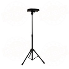 Adjustable Tattoo Arm Leg Rest Stand with Foldable Tripod & Comfort Pad Black