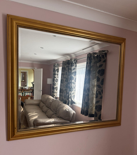 Dunelm mirror gold - dunelm,