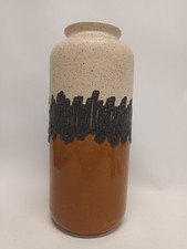 Bay Keramik Large Mid-Century West German Floor Vase 16 Inches Tall 