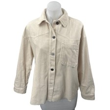 Zara Cream Beige Corduroy Long