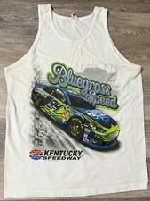 Vintage KENTUCKY SPEEDWAY Tank Top ~Large~ BLUEGRASS SPEED Racetrack NASCAR