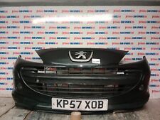 PEUGEOT 207 ESTATE 5DR MK1 PH1 2007 BLACK EXL FRONT BUMPER MARKS