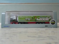 OXFORD N GAUGE NSHL16FR Scania Highline Fridge Trailer Steady Eddie Stobart