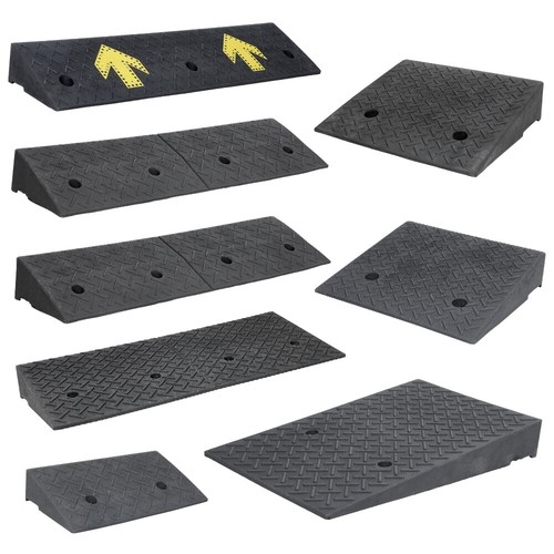 Heavy duty rubber kerb - 2x,