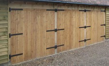 Complete timber garage door - garage,
