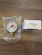 50mm Pressure Gauge 1/4 Bsp 6