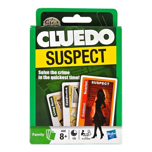 Cluedo suspect card game - suspect,