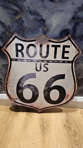 Large route metal sign - large,