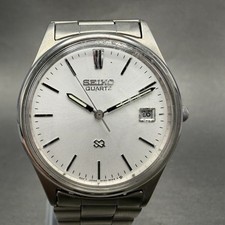 Seiko watch men 35mm silver - sq,