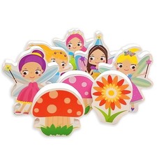 8-Piece Fairy Wooden Figures