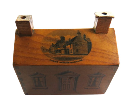 Antique mauchline transfer - mauchline,