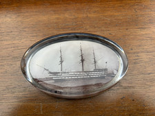 Antique HMS Victory Glass