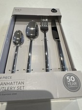 M&S Manhattan 24 Cutlery SETS