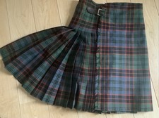 Mens Scottish Handmade Kilt, Old Stewart Tartan,Vintage, Wool, Waist 32-34