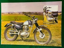 BSA VICTOR SCRAMBLER POSTER ADVERT READY FRAME A4 A