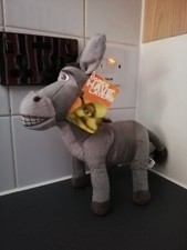 Play By Play Shrek 2 Donkey 10" Tall Soft Plush Toy Teddy With Tag 2004