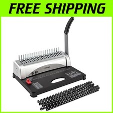 Durable Comb Binding Machine with 21-Hole Punch – Perfect for Schools/Offices