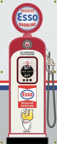 Esso gas pump wayne 50s - esso,