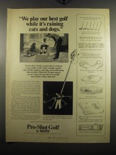 1967 Marx Pro-Shot Golf Ad - We play our best while it's raining cats and dogs