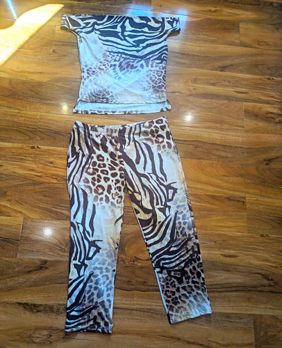 Women 2pc animal print - women's,
