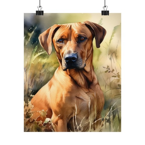 Rhodesian ridgeback dog art - rhodesian,
