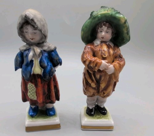 Pair vintage volkstedt - pair, dresden