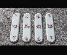 Vintage white ceramic door