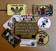 Carp Fishing Bucket Sticker Bundle Waterproof Vinyl Stickers Perfect Xmas Gift 