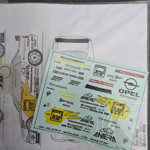 Waterslide decals cet - 1/43,