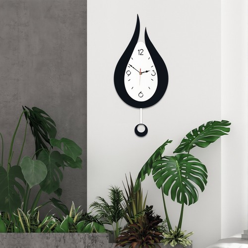 Silent waterdrop wall - waterdrop, clock
