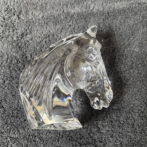 Waterford crystal horse head - horse,