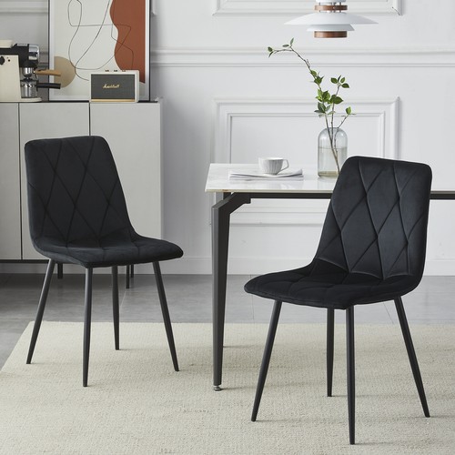 Dining chairs set - chairs, velvet